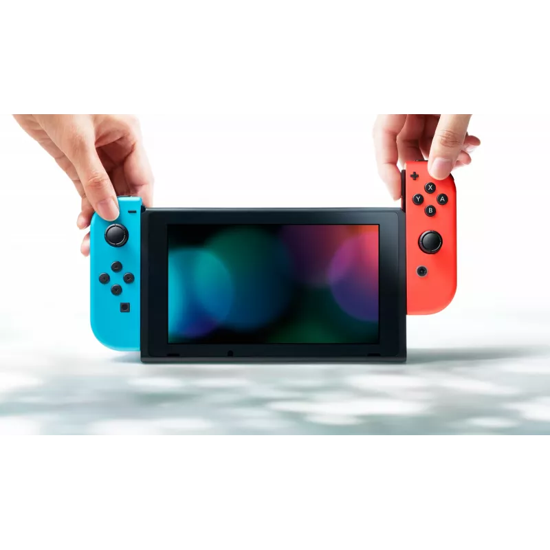 Nintendo Switch nešiojama žaidimų konsolė 15,8 cm (6,2 colio) 32 GB liečiamuoju ekranu Wi-Fi mėlyna, pilka, raudona