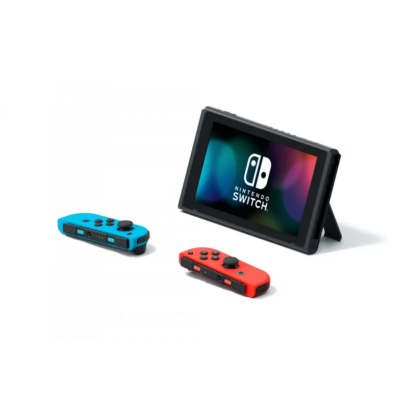 Nintendo Switch nešiojama žaidimų konsolė 15,8 cm (6,2 colio) 32 GB liečiamuoju ekranu Wi-Fi mėlyna, pilka, raudona