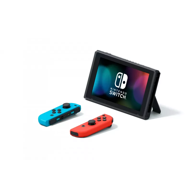 Nintendo Switch nešiojama žaidimų konsolė 15,8 cm (6,2 colio) 32 GB liečiamuoju ekranu Wi-Fi mėlyna, pilka, raudona
