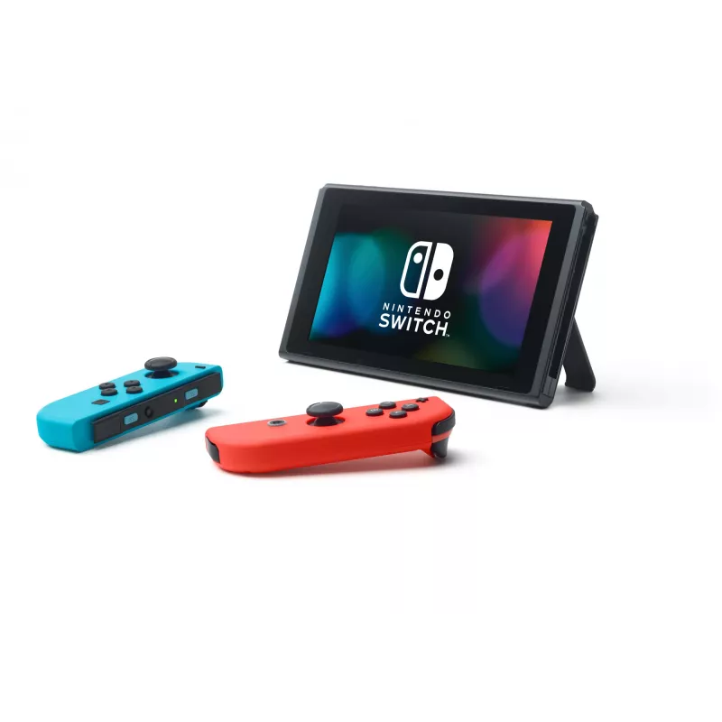 Nintendo Switch nešiojama žaidimų konsolė 15,8 cm (6,2 colio) 32 GB liečiamuoju ekranu Wi-Fi mėlyna, pilka, raudona