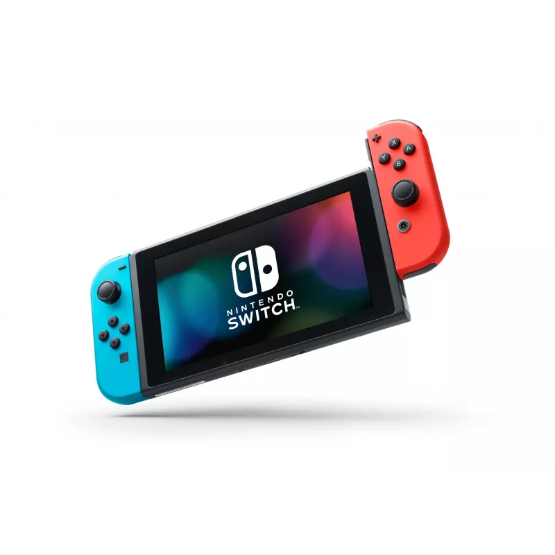 Nintendo Switch nešiojama žaidimų konsolė 15,8 cm (6,2 colio) 32 GB liečiamuoju ekranu Wi-Fi mėlyna, pilka, raudona