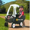 Little Tikes Tikes Patrol Policijos Automobilis, 1,5 m., 4 ratai, Plastikas, Juoda, Balta, Reikalingos baterijos
