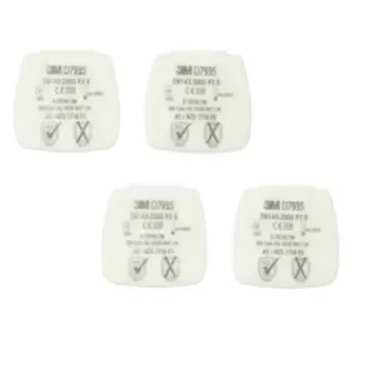 3M D7935 kietųjų dalelių filtras 4 vnt.