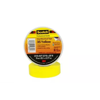 3M 7100238736 elektros izoliacinė juosta geltona 20 m x 19 mm