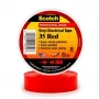 Elektros izoliacinė juosta 3M 35-RED-3/4, raudona, 20,1 m, 0,1778 mm, pūslė
