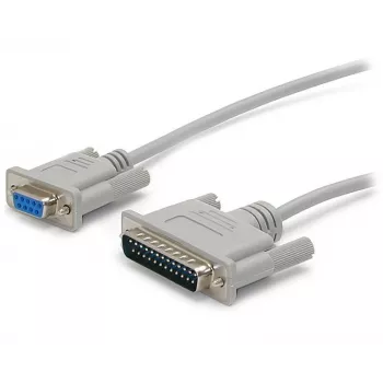StarTech.com 10 pėdų kryžminis DB9 į DB25 nuoseklus nulinio modemo laidas - F/M