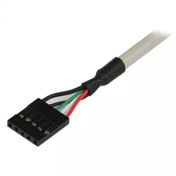 StarTech.com 2 prievadų USB A moteriška lizdo plokštelė, 2 x IDC, 2 x USB A, 0,286 m, sidabrinė