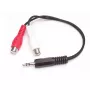 StarTech.com 6 col. stereo garso laidas – 3,5 mm kištukas į 2x RCA lizdą