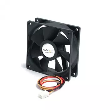 StarTech.com 80x25mm rutulinis tylus kompiuterio korpuso ventiliatorius su TX3 jungtimi