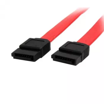 StarTech.com 18 colių SATA Serial ATA kabelis, 0,457 m, SATA III, SATA 7 kontaktų, Raudonas, Tiesus