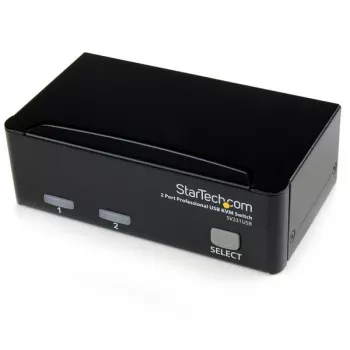 „StarTech.com“ 2 prievadų profesionalus USB KVM jungiklio rinkinys su kabeliais