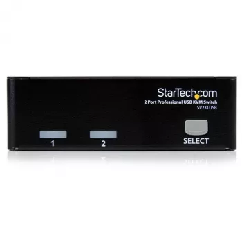 „StarTech.com“ 2 prievadų profesionalus USB KVM jungiklio rinkinys su kabeliais