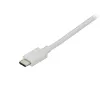 StarTech.com 6 pėdų/1,8 m USB C į DisplayPort 1.2 laidas 4K 60Hz – USB-C į DisplayPort adapterio laidas HBR2 – USB Type-C DP Alt režimo į DP monitoriaus vaizdo laidas – veikia su Thunderbolt 3 – Baltas