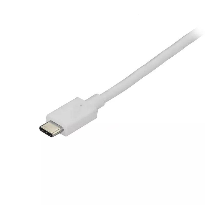 StarTech.com 6 pėdų/1,8 m USB C į DisplayPort 1.2 laidas 4K 60Hz – USB-C į DisplayPort adapterio laidas HBR2 – USB Type-C DP Alt režimo į DP monitoriaus vaizdo laidas – veikia su Thunderbolt 3 – Baltas