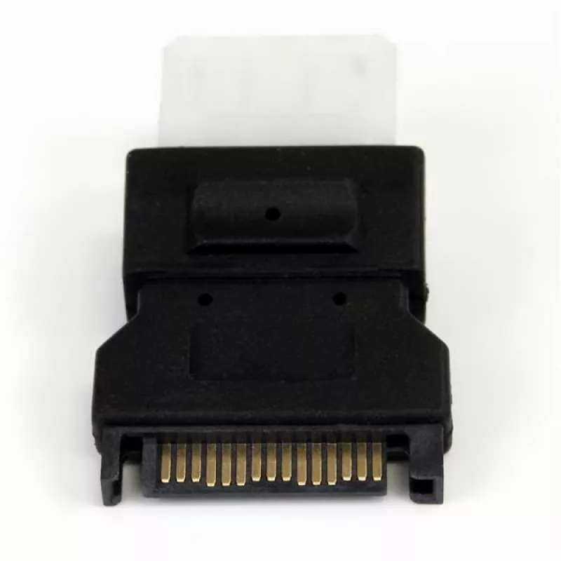 StarTech.com SATA į LP4 maitinimo adapteris, SATA (15 kontaktų), LP4 (4 kontaktų), juodas