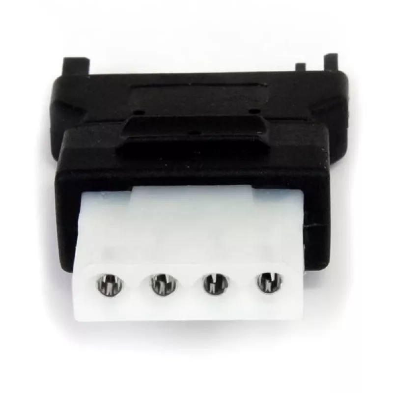 StarTech.com SATA į LP4 maitinimo adapteris, SATA (15 kontaktų), LP4 (4 kontaktų), juodas