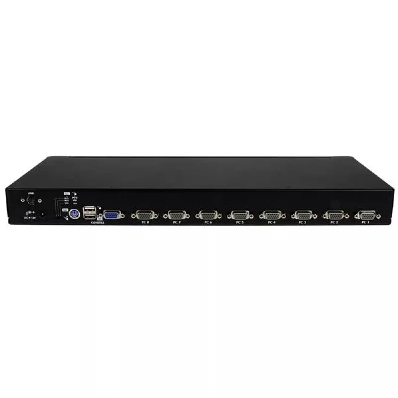 StarTech.com 8 prievadų 1U stelažinis USB PS/2 KVM jungiklis su OSD