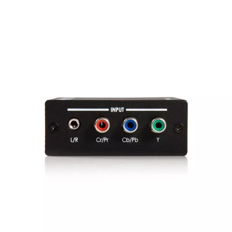 StarTech.com komponentinio vaizdo į HDMI vaizdo keitiklis su garsu, juodas, RoHS, CE, FCC, 1080p, HDMI, 5 V, 80 mm