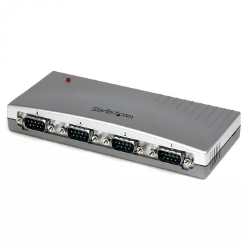 StarTech.com 4 prievadų USB į RS232 Serial DB9 adapterio šakotuvas