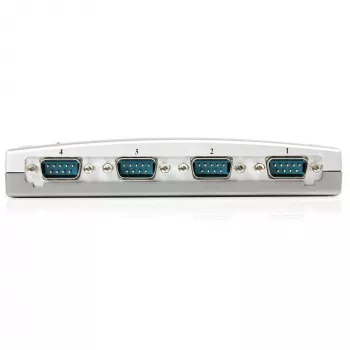 StarTech.com 4 prievadų USB į RS232 Serial DB9 adapterio šakotuvas