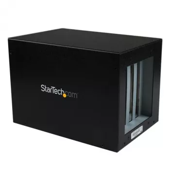 „StarTech.com“ PCI Express į 4 lizdų PCI išplėtimo sistema, juoda, CE, FCC, RoHS, 12 V, 3 A, 0–55 °C, -40–75 °C
