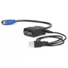 „StarTech.com“ 2 prievadų VGA vaizdo skirstytuvas – USB maitinamas, VGA, 2x VGA, 2048 x 1536 pikseliai, juoda, plastikas, 61 m