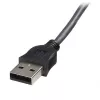 StarTech.com 6 pėdų itin plonas USB VGA 2-in-1 KVM laidas, 1,8 m, juodas, VGA, USB A + VGA, kištukas/kištukas, 189 g