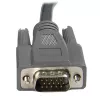 StarTech.com 6 pėdų itin plonas USB VGA 2-in-1 KVM laidas, 1,8 m, juodas, VGA, USB A + VGA, kištukas/kištukas, 189 g