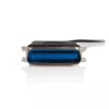 StarTech.com ICUSB128410 3 m (10 ft) USB į lygiagrečiojo prievado spausdintuvo adapterio kabelis, M/M, juodas