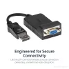 StarTech.com DP2VGA – aktyvus DisplayPort į VGA adapteris, 1080p, fiksuojanti DP jungtis