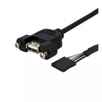 StarTech.com 30 cm skydelio montavimo USB laidas - USB A prie pagrindinės plokštės lizdo laidas M/M