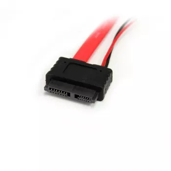StarTech.com 36 colių (0,9 m) plonas SATA į SATA su LP4 maitinimo adapteriu kabelis