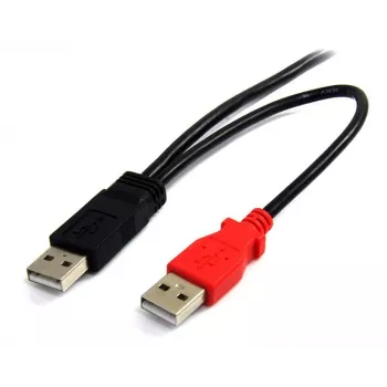 StarTech.com USB Y kabelis 1,8 m išoriniam kietajam diskui - USB A į mini B