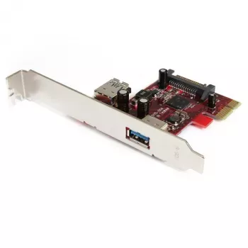 StarTech.com 2 prievadų PCI Express SuperSpeed USB 3.0 kortelė su UASP palaikymu - 1 vidinis 1 išorinis
