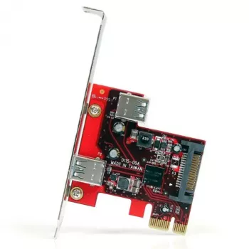 StarTech.com 2 prievadų PCI Express SuperSpeed USB 3.0 kortelė su UASP palaikymu - 1 vidinis 1 išorinis