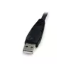 StarTech.com 1,8 m 4-in-1 USB DisplayPort KVM laidas su garsu ir mikrofonu
