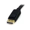 StarTech.com 1,8 m 4-in-1 USB DisplayPort KVM laidas su garsu ir mikrofonu