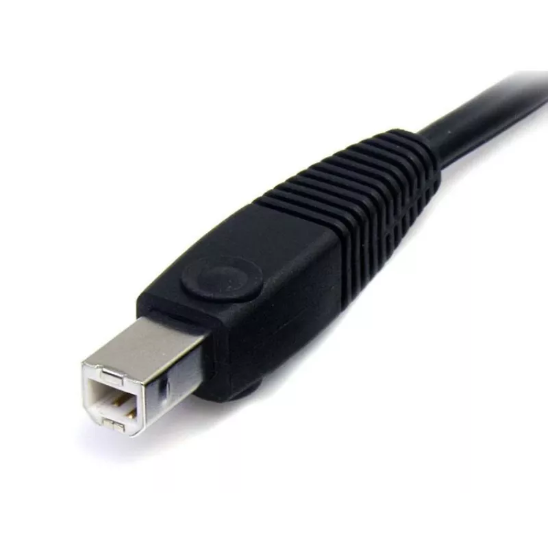 StarTech.com 1,8 m 4-in-1 USB DisplayPort KVM laidas su garsu ir mikrofonu