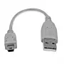 StarTech.com 6 colių Mini USB 2.0 laidas - A į Mini B, 0,152 m, USB A, Mini-USB B, USB 2.0, Vyriškas/Vyriškas, Pilka