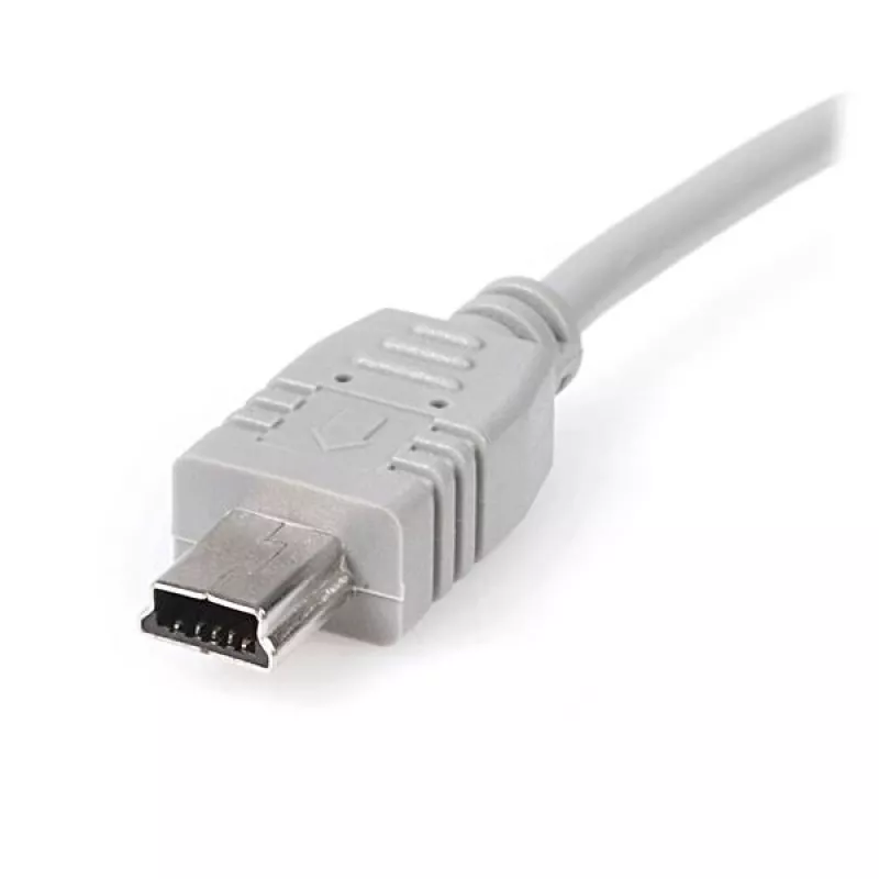 StarTech.com 6 colių Mini USB 2.0 laidas - A į Mini B, 0,152 m, USB A, Mini-USB B, USB 2.0, Vyriškas/Vyriškas, Pilka