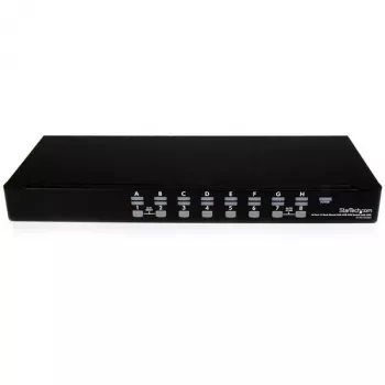 StarTech.com 16 prievadų 1U stovo USB KVM jungiklio rinkinys su OSD ir kabeliais