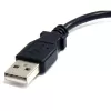 StarTech.com 6 colių Micro USB laidas - A į Micro B, 0,1524 m, USB A, Micro-USB B, Kištukas/Kištukas, 0,48 Gbit/s, Juoda
