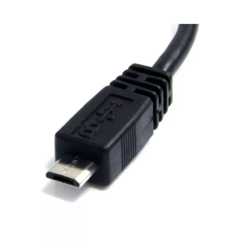 StarTech.com 6 colių Micro USB laidas - A į Micro B, 0,1524 m, USB A, Micro-USB B, Kištukas/Kištukas, 0,48 Gbit/s, Juoda