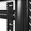 StarTech.com 4-Post 25U Server Rack Cabinet, užrakinamas 19 colių duomenų stovo korpusas kompiuterinei / AV / IT įrangai, biuro / namų tinklo stovas su ratukais ir reguliuojamais montavimo bėgeliais