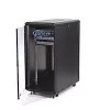 StarTech.com 4-Post 25U Server Rack Cabinet, užrakinamas 19 colių duomenų stovo korpusas kompiuterinei / AV / IT įrangai, biuro / namų tinklo stovas su ratukais ir reguliuojamais montavimo bėgeliais