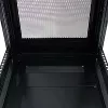 StarTech.com 4-Post 25U Server Rack Cabinet, užrakinamas 19 colių duomenų stovo korpusas kompiuterinei / AV / IT įrangai, biuro / namų tinklo stovas su ratukais ir reguliuojamais montavimo bėgeliais