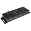 StarTech.com 4 pramoninis USB 3.0 šakotuvas su ESD apsauga