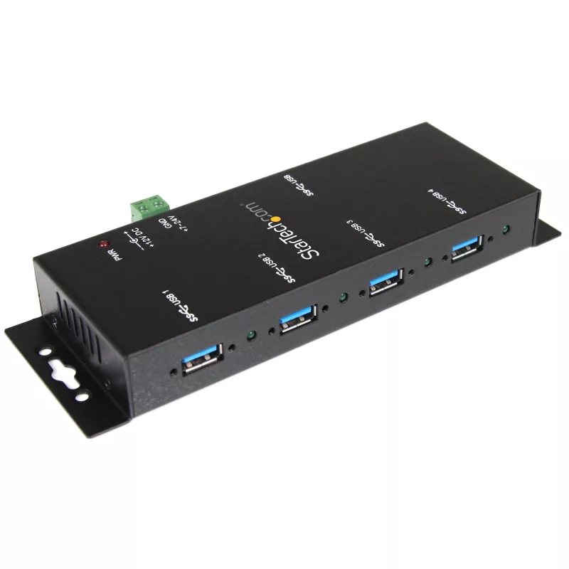 StarTech.com 4 pramoninis USB 3.0 šakotuvas su ESD apsauga