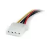 StarTech.com 6 colių SATA į LP4 maitinimo adapteris - F/M