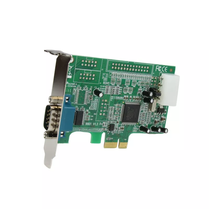 StarTech.com 1 prievado PCI Express RS232 serijinio adapterio kortelė - PCIe RS232 serijinio valdiklio kortelė - PCIe į serijinį DB9 - 16550 UART - žemo profilio plėtimosi kortelė - Windows ir Linux